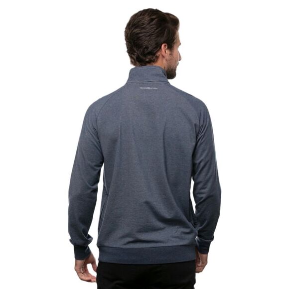 Travis Mathew Men's Zachary quarter zip Sz M In Blue Gray EUC - Picture 11 of 14